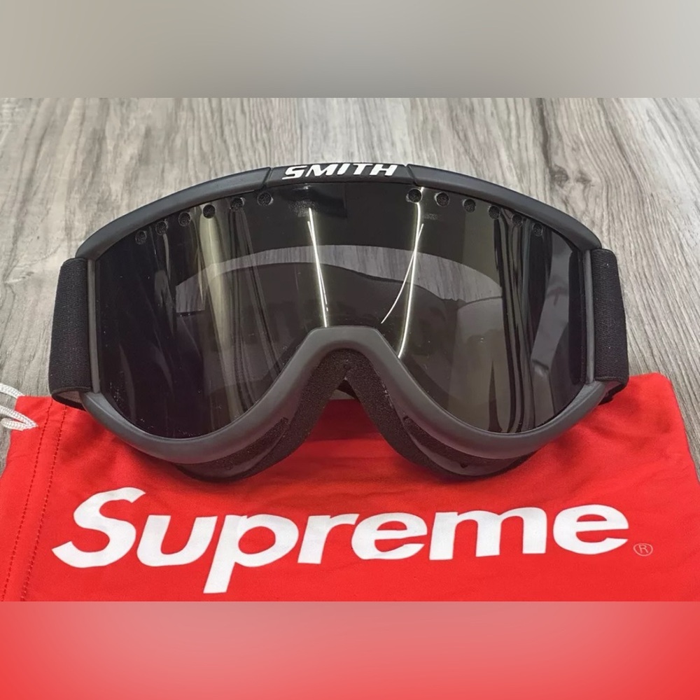 Supreme Smith Snow Goggles Black Snowboard Skiing Winter Sport | New - Picture 2 of 8